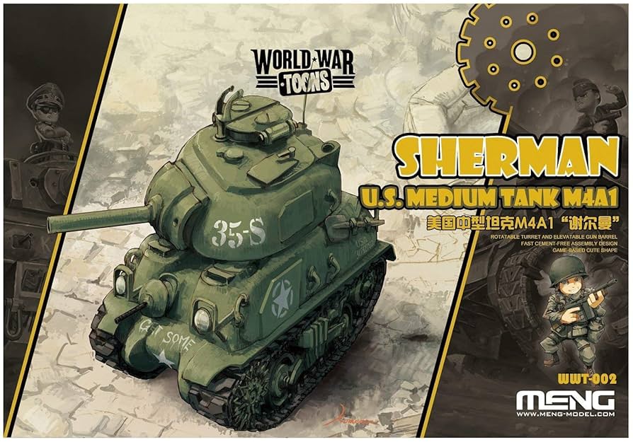 Amazon | モンモデル ワールドウォートゥーンズ アメリカ中戦車